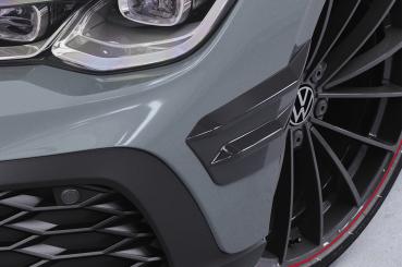 CSR Performance Flaps mit ABE für VW Golf 8 (Typ CD) GTI FP024-M Carbon Look matt strukturiert (keine Lackierung erforderlich)