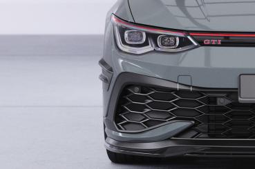 CSR Performance Flaps mit ABE für VW Golf 8 (Typ CD) GTI FP024-M Carbon Look matt strukturiert (keine Lackierung erforderlich)