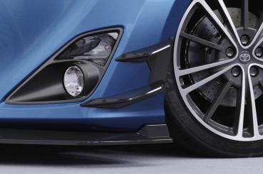 CSR Performance Flaps mit ABE für Toyota GT86 FP029-C Carbon Look Hochglanz (keine Lackierung erforderlich)