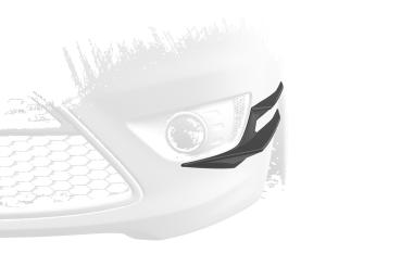 CSR Performance Flaps mit ABE für Ford Focus MK2 FP030-S Strukturiert schwarz matt (keine Lackierung erforderlich)