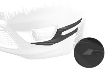 CSR Performance Flaps mit ABE für Ford Focus MK2 FP030-S Strukturiert schwarz matt (keine Lackierung erforderlich)