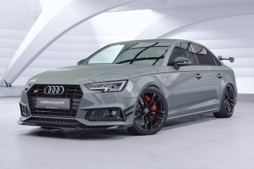 CSR Performance Flaps mit ABE für Audi A4 B9 (Typ 8W) S-Line FP033-S schwarz matt strukturiert (keine Lackierung erforderlich)