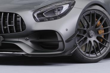 CSR Performance Flaps mit ABE für Mercedes Benz Amg GT (190) FP035-L Lackierung erforderlich (schwarz matt)