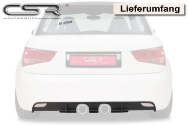 CSR Endschalldämpfer Heckansatz Endrohre Set für Audi A1 PS026