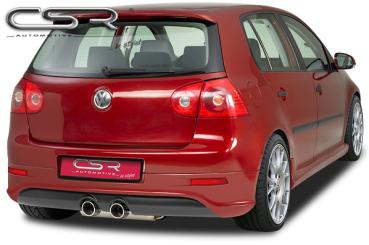 CSR Diffusor | Heckansatz mit ABE für VW Golf 5 Steilheck HA060-C Carbon Look glänzend (keine Lackierung erforderlich)