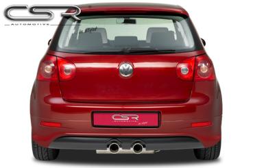CSR Diffusor | Heckansatz mit ABE für VW Golf 5 Steilheck HA060-C Carbon Look glänzend (keine Lackierung erforderlich)