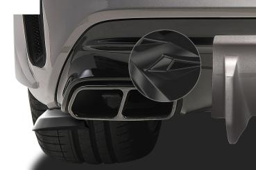 CSR Diffusor | Heckansatz mit ABE für Mercedes-Benz CLA 45 AMG X117 C117 HA213-G Glossy schwarz glänzend (keine Lackierung erforderlich)