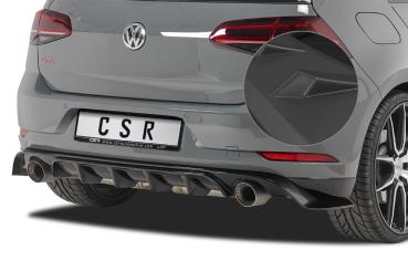 CSR Diffusor | Heckansatz mit ABE für VW Golf 7 TCR HA232-L Lackierung erforderlich (unlackiert)