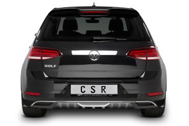CSR Diffusor | Heckansatz mit ABE für VW Golf 7 (Typ AU) HA235-C Carbon Look glänzend (keine Lackierung erforderlich)