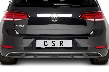 CSR Diffusor | Heckansatz mit ABE für VW Golf 7 Basis HA236-C Carbon Look glänzend (keine Lackierung erforderlich)