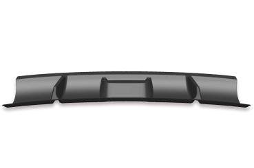 CSR Diffusor | Heckansatz mit ABE für VW Golf 7 Basis HA236-C Carbon Look glänzend (keine Lackierung erforderlich)