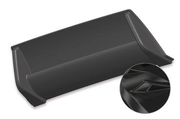 CSR Diffusor | Heckansatz mit ABE für VW Golf 7 GTI / GTD / GTE HA240-G Glossy schwarz glänzend (keine Lackierung erforderlich)