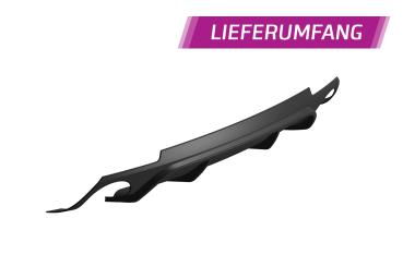 CSR Diffusor | Heckansatz mit ABE für VW Scirocco 3 R HA247-L schwarz matt (Lackierung erforderlich)
