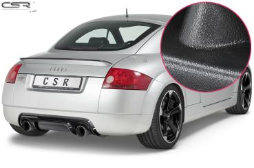 CSR Diffusor | Heckansatz mit ABE für Audi TT 8N HA249-S schwarz matt strukturiert (keine Lackierung erforderlich)