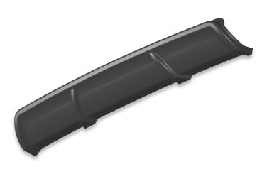 CSR Diffusor | Heckansatz mit ABE für BMW 3er E92 / E93 HA250-L Lackierung erforderlich (schwarz matt)