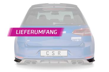 CSR Diffusor | Heckansatz mit ABE für VW Golf 7 R / R-Line HA255-K Kupfer matt (keine Lackierung erforderlich)