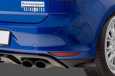CSR Diffusor | Heckansatz mit ABE für VW Golf 7 R / R-Line HA255-K Kupfer matt (keine Lackierung erforderlich)
