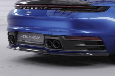 CSR Diffusor | Heckansatz mit ABE für Porsche 911/992 HA257-G Glossy schwarz Hochglanz (keine Lackierung erforderlich)