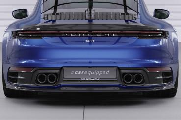 CSR Diffusor | Heckansatz mit ABE für Porsche 911/992 HA257-G Glossy schwarz Hochglanz (keine Lackierung erforderlich)