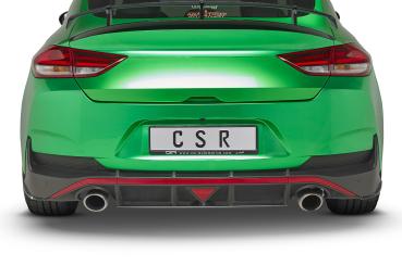 CSR Diffusor | Heckansatz mit ABE für Hyundai I30 N (PD) Fastback HA260-L schwarz matt (Lackierung erforderlich)
