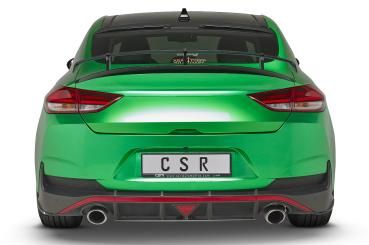CSR Diffusor | Heckansatz mit ABE für Hyundai I30 N (PD) Fastback HA261-M Carbon Look matt strukturiert (keine Lackierung erforderlich)