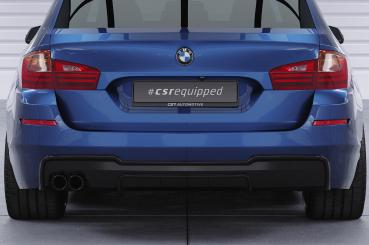 CSR Diffusor | Heckansatz mit ABE für BMW 5er F10 / F11 HA264-S schwarz matt strukturiert (keine Lackierung erforderlich)