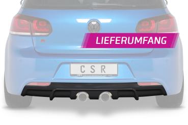 CSR Diffusor | Heckansatz mit ABE für VW Golf 6 R HA268-K Kupfer matt (keine Lackierung erforderlich)