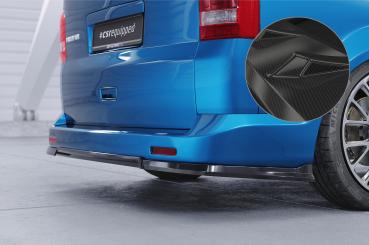 CSR Diffusor | Heckansatz mit ABE für VW T5 Bus HA269-C Carbon Look Hochglanz (keine Lackierung erforderlich)