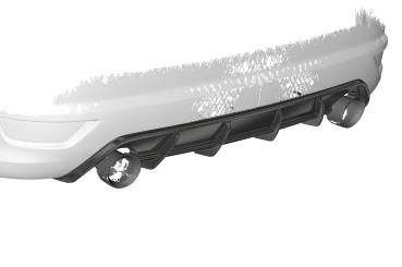 CSR Diffusor | Heckansatz mit ABE für Ford Focus ST MK2 HA271-L schwarz matt (Lackierung erforderlich)