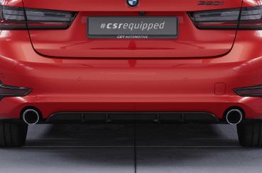 CSR Diffusor | Heckansatz mit ABE für BMW 3er Limousine und Touring (G20/G21) HA278-L schwarz matt (Lackierung erforderlich)