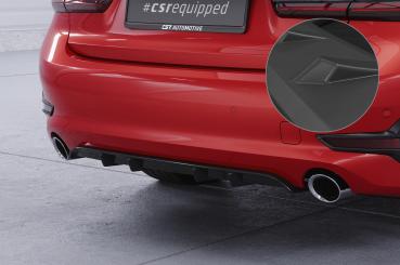 CSR Diffusor | Heckansatz mit ABE für BMW 3er Limousine und Touring (G20/G21) HA278-L schwarz matt (Lackierung erforderlich)