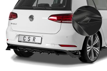 CSR Diffusor | Heckansatz mit ABE für VW Golf 7 / e-Golf HA279-G Glossy schwarz glänzend (keine Lackierung erforderlich)