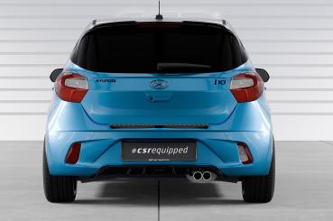 CSR Diffusor | Heckansatz mit ABE für Hyundai I10 3. Generation HA280-G Glossy schwarz Hochglanz (keine Lackierung erforderlich)