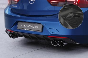 CSR Diffusor | Heckansatz mit ABE für Opel Insignia B Grandsport HA282-C Carbon Look Hochglanz (keine Lackierung erforderlich)