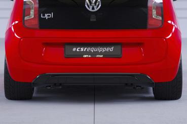 CSR Diffusor | Heckansatz mit ABE für VW up! / e-up! Basis HA283-C Carbon Look glänzend (keine Lackierung erforderlich)