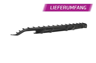 CSR Diffusor | Heckansatz mit ABE für Seat Leon 3 (Typ 5F) Cupra HA298-C Carbon Look glänzend (keine Lackierung erforderlich)