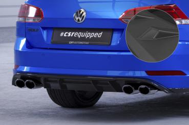 CSR Diffusor | Heckansatz mit ABE für VW Golf 7 Variant R HA294-L Lackierung erforderlich (schwarz matt)