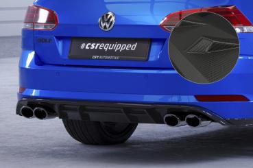 CSR Diffusor | Heckansatz mit ABE für VW Golf 7 Variant R HA294-M Carbon Look matt strukturiert (keine Lackierung erforderlich)