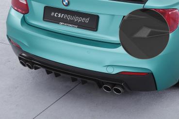 CSR Diffusor | Heckansatz mit ABE für BMW 2er F22 / F23 M-Paket HA306-S schwarz matt strukturiert (keine Lackierung erforderlich)