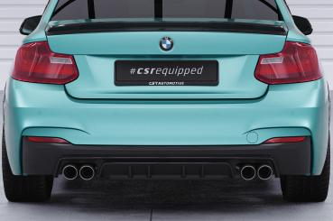 CSR Diffusor | Heckansatz mit ABE für BMW 2er F22 / F23 M-Paket HA306-L schwarz matt (Lackierung erforderlich)