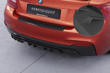 CSR Diffusor | Heckansatz mit ABE für BMW 2er F22 / F23 M-Paket HA307-L schwarz matt (Lackierung erforderlich)