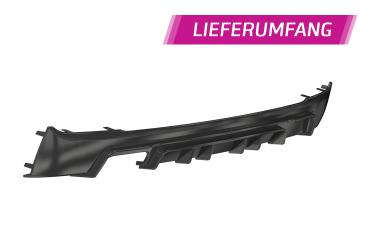 CSR Diffusor | Heckansatz mit ABE für BMW 2er F22 / F23 M-Paket HA307-L schwarz matt (Lackierung erforderlich)
