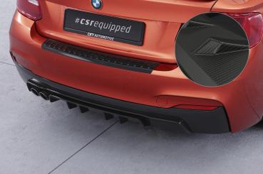 CSR Diffusor | Heckansatz mit ABE für BMW 2er F22 / F23 M-Paket HA307-M Carbon Look matt strukturiert (keine Lackierung erforderlich)