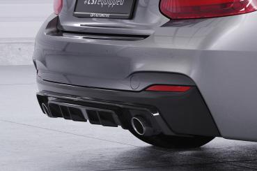 CSR Diffusor | Heckansatz mit ABE für BMW 2er F22 / F23 M-Paket HA308-L schwarz matt (Lackierung erforderlich)