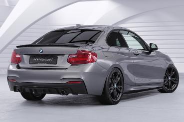 CSR Diffusor | Heckansatz mit ABE für BMW 2er F22 / F23 M-Paket HA308-L schwarz matt (Lackierung erforderlich)