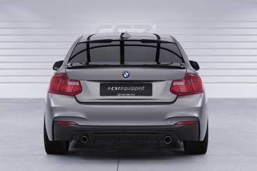 CSR Diffusor | Heckansatz mit ABE für BMW 2er F22 / F23 M-Paket HA308-L schwarz matt (Lackierung erforderlich)