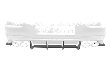 CSR Racing Diffusor | Heckansatz für VW Golf 8 (Typ CD) R HA315-B mit CSR-Logo Lackierung erforderlich (schwarz matt)