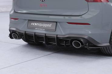 CSR Racing Diffusor | Heckansatz für VW Golf 8 (Typ CD) GTI Clubsport HA316-B mit CSR-Logo Lackierung erforderlich (schwarz matt)