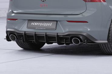 CSR Racing Diffusor | Heckansatz für VW Golf 8 (Typ CD) GTI Clubsport HA316-B mit CSR-Logo Lackierung erforderlich (schwarz matt)