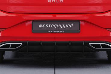 CSR Racing Diffusor | Heckansatz für VW Polo 6 2G (Typ AW) R-Line HA317-B Lackierung erforderlich (unlackiert)